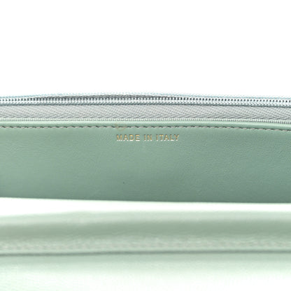Chanel Caviar Quilted Wallet On Chain WOC Dark Green 7 of 16