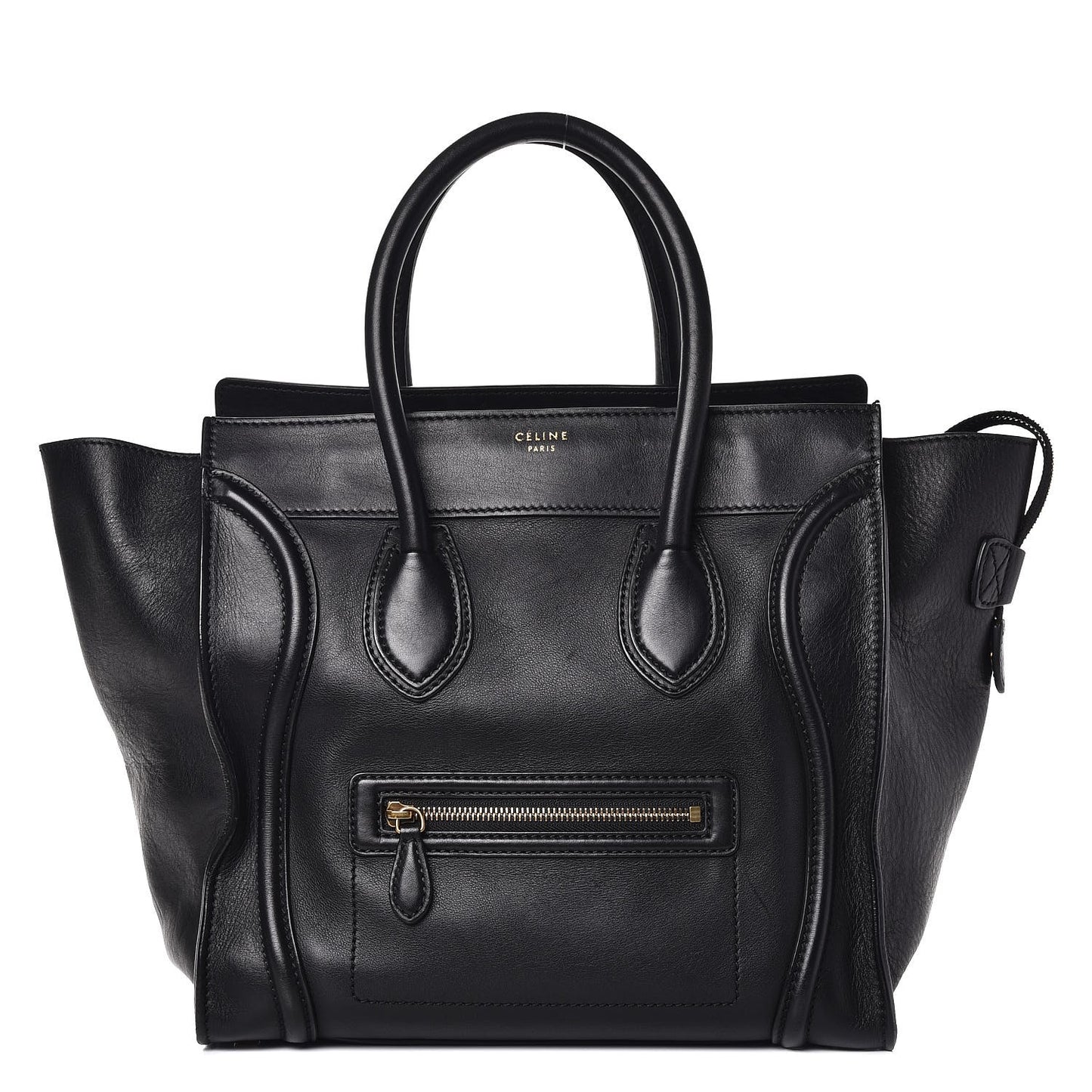 Smooth Calfskin Mini Luggage Black