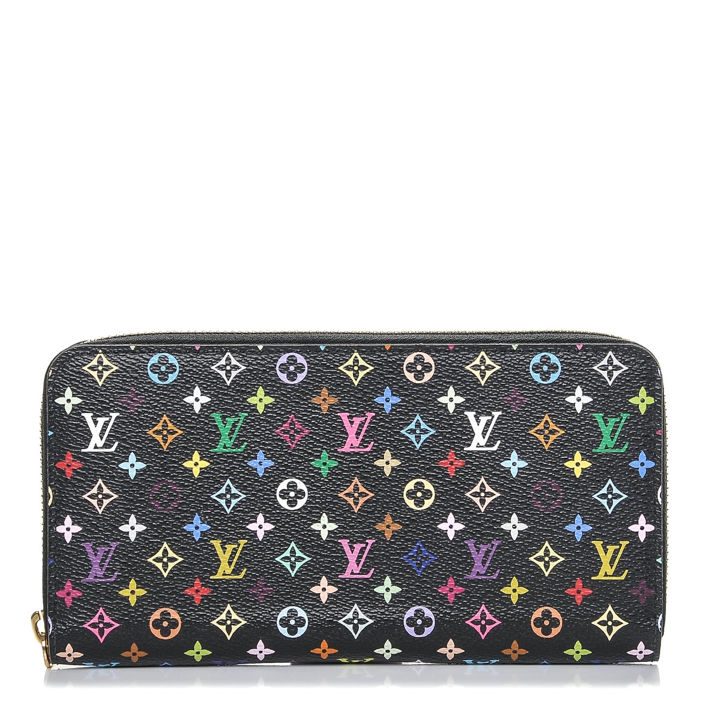 Monogram Multicolor Zippy Wallet Black Grenade