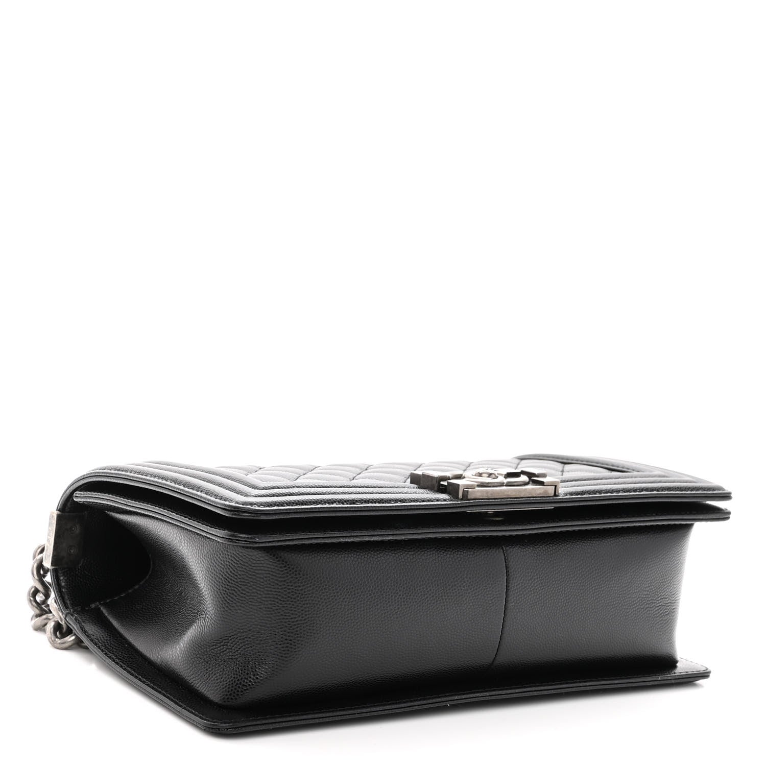 Chanel Caviar Quilted Medium Boy Flap Black 4 of 11