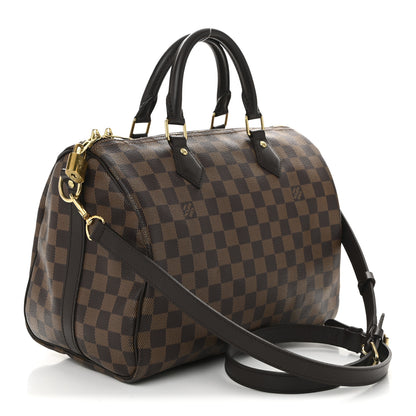 Louis Vuitton Damier Ebene Speedy Bandouliere 30 3 of 9