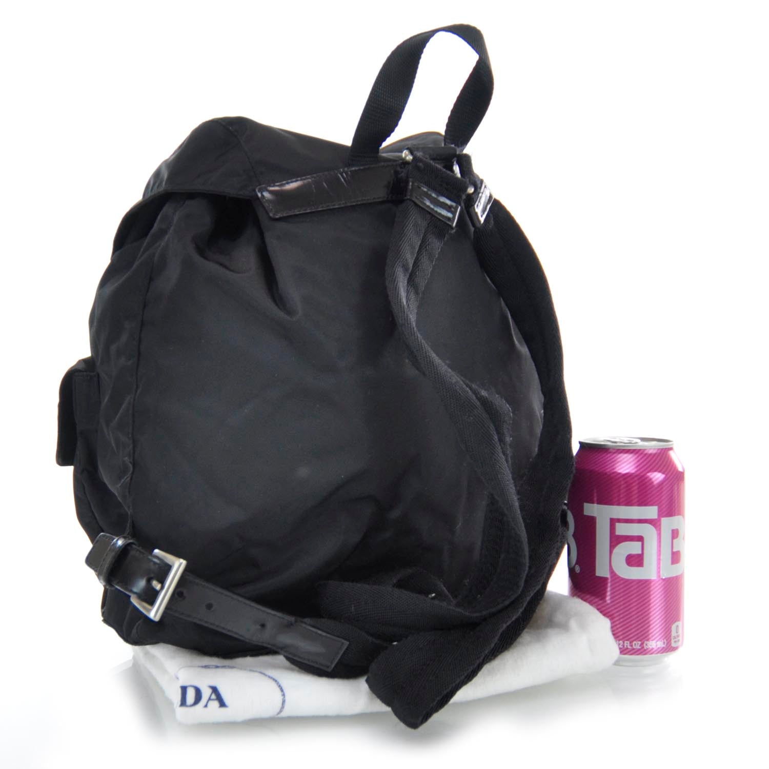 Prada Tessuto Nylon Backpack Black 3 of 7