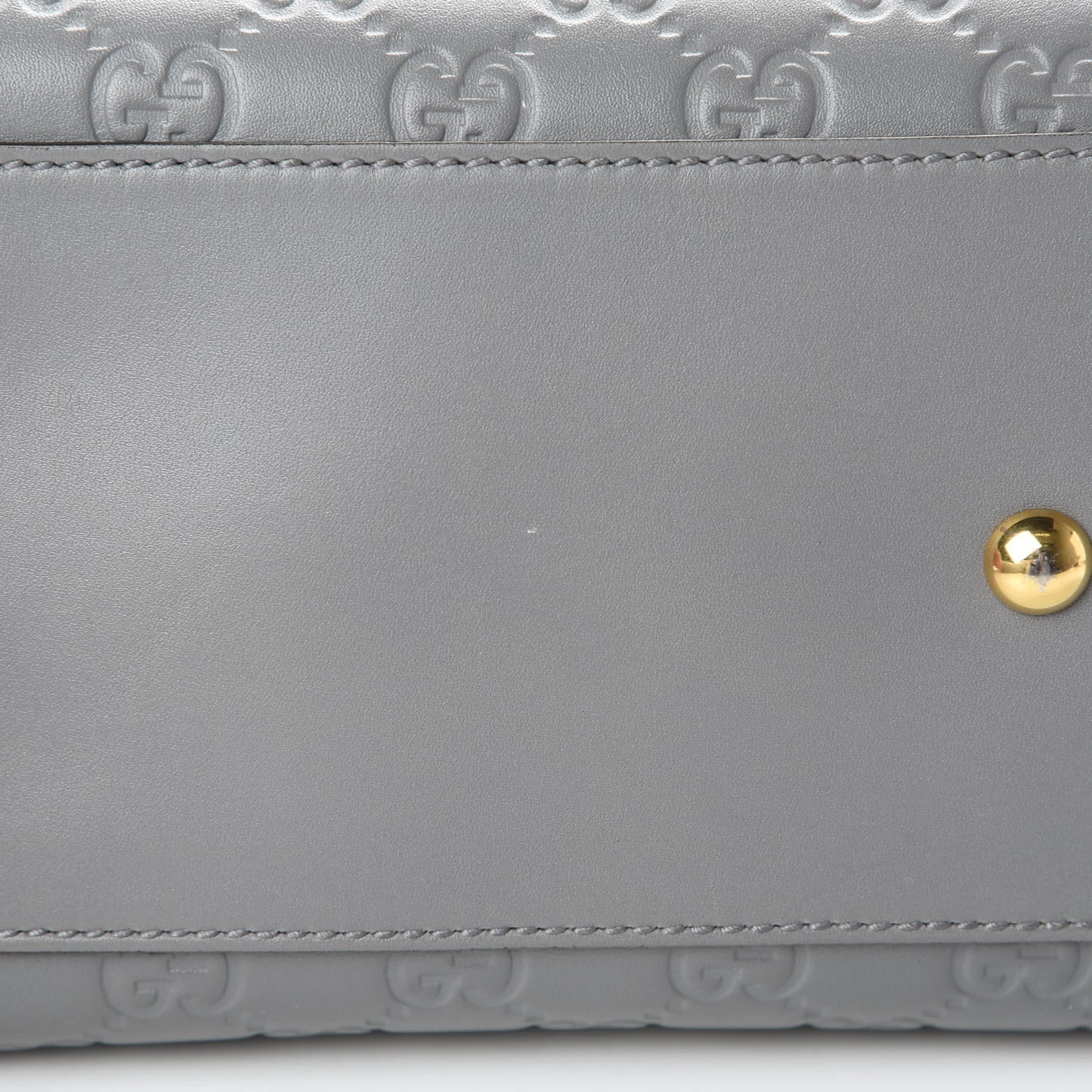 Soft Guccissima Signature Medium Shoulder Tote Bag Deep Grey