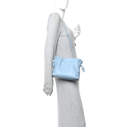 Loewe Calfskin Mini Flamenco Knot Clutch Dusty Blue 2 of 10