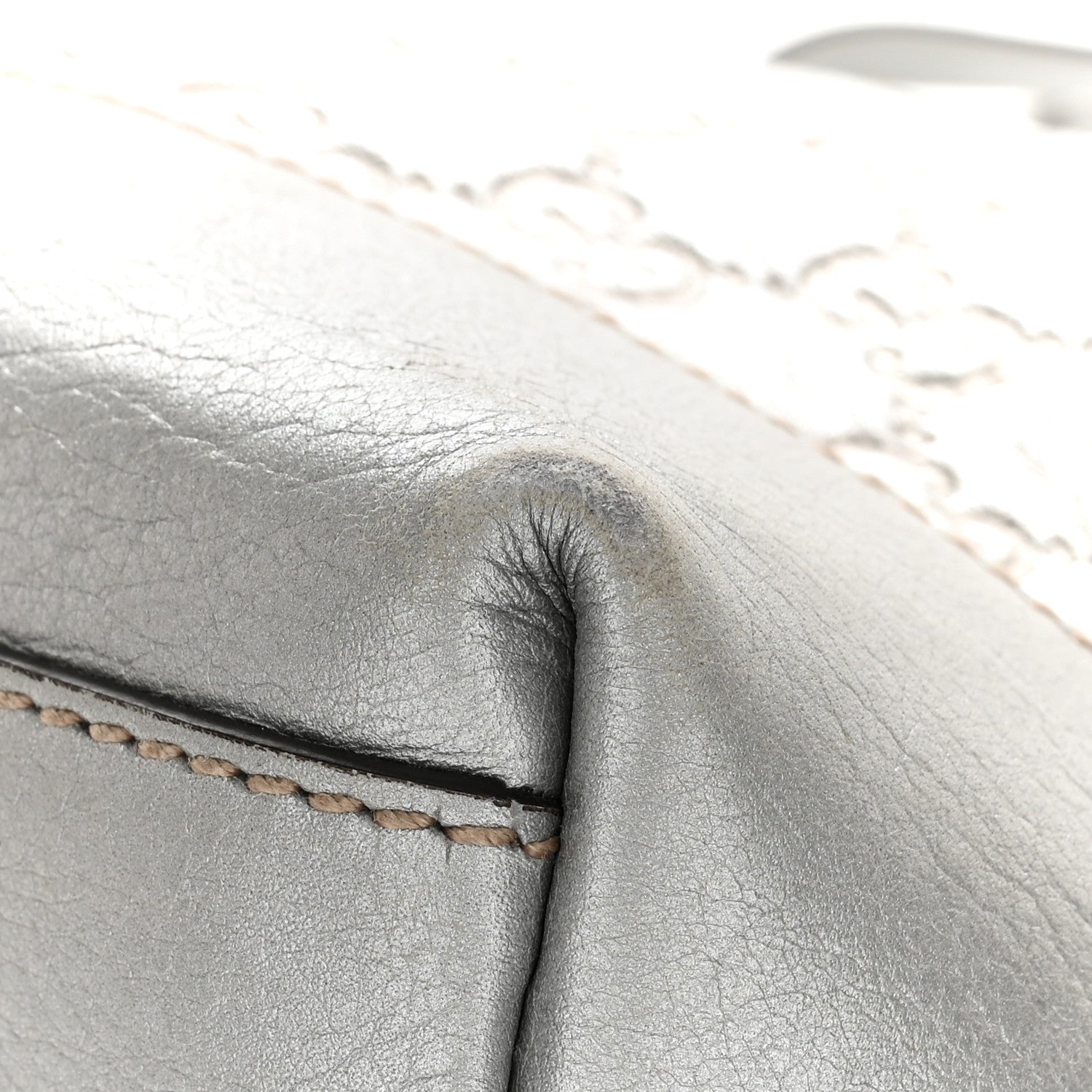 Gucci Guccissima Large Tote Silver 14 of 15