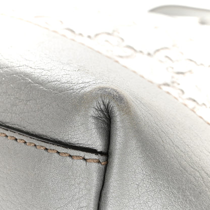 Gucci Guccissima Large Tote Silver 14 of 15