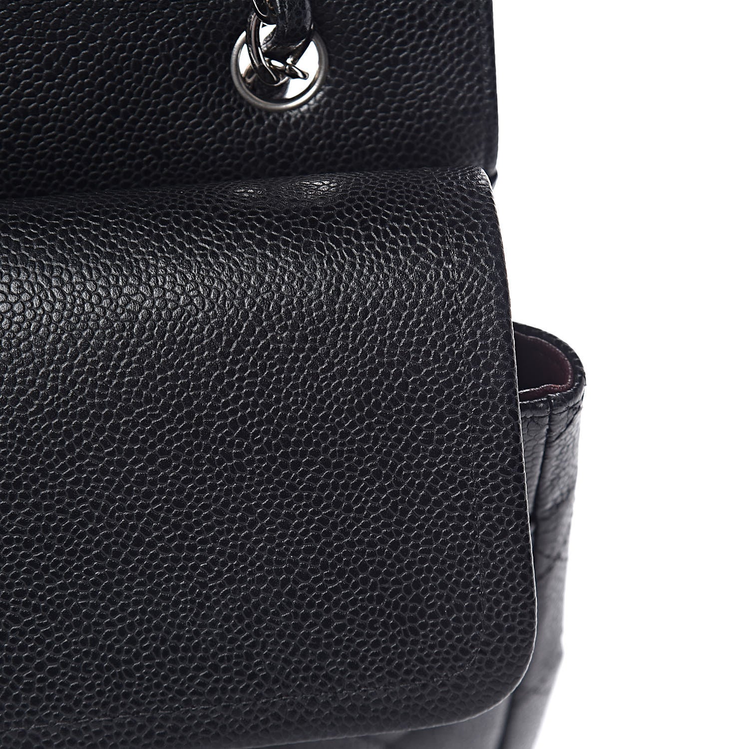 Chanel Caviar Quilted Maxi Double Flap Black 12 of 14
