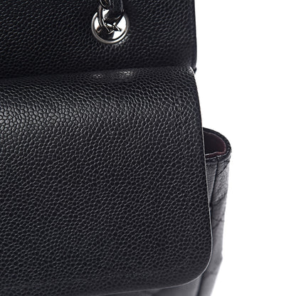Chanel Caviar Quilted Maxi Double Flap Black 12 of 14