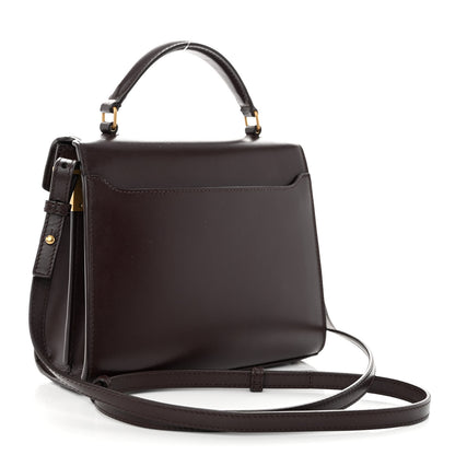 Saint Laurent SAINT LAURENT Calfskin Mini Classic Monogram Cassandra Top Handle Rouge Legion 2 of 8