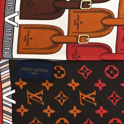Louis Vuitton Silk Monogram My LV Tags Bandeau Brown 3 of 4