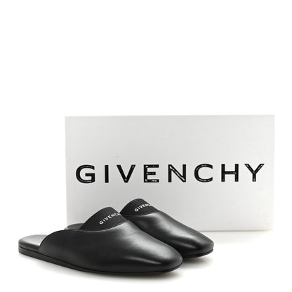 Givenchy Calfskin Dune Bedford Logo Mule Slides 35.5 Black 9 of 9