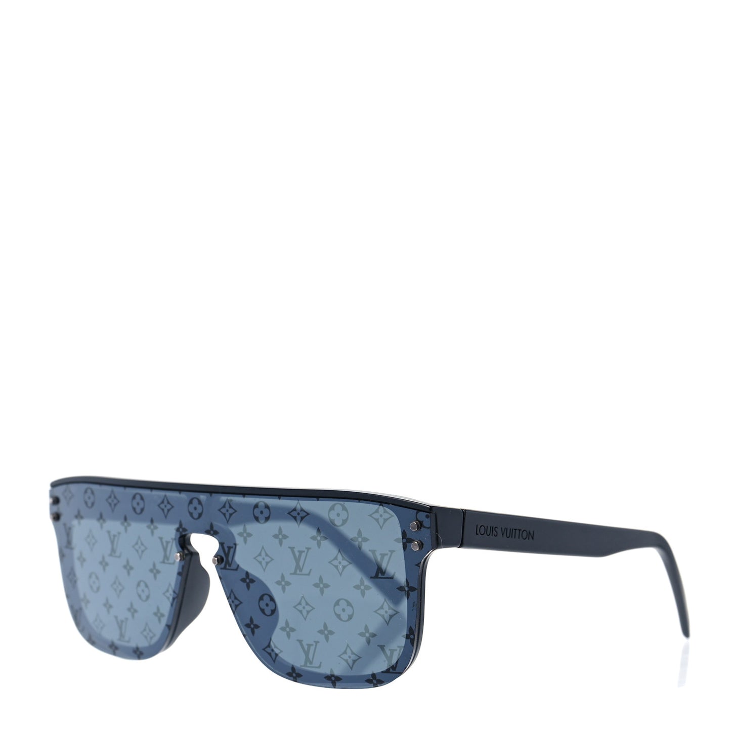 Acetate LV Waimea Square Sunglasses Z1082E Black