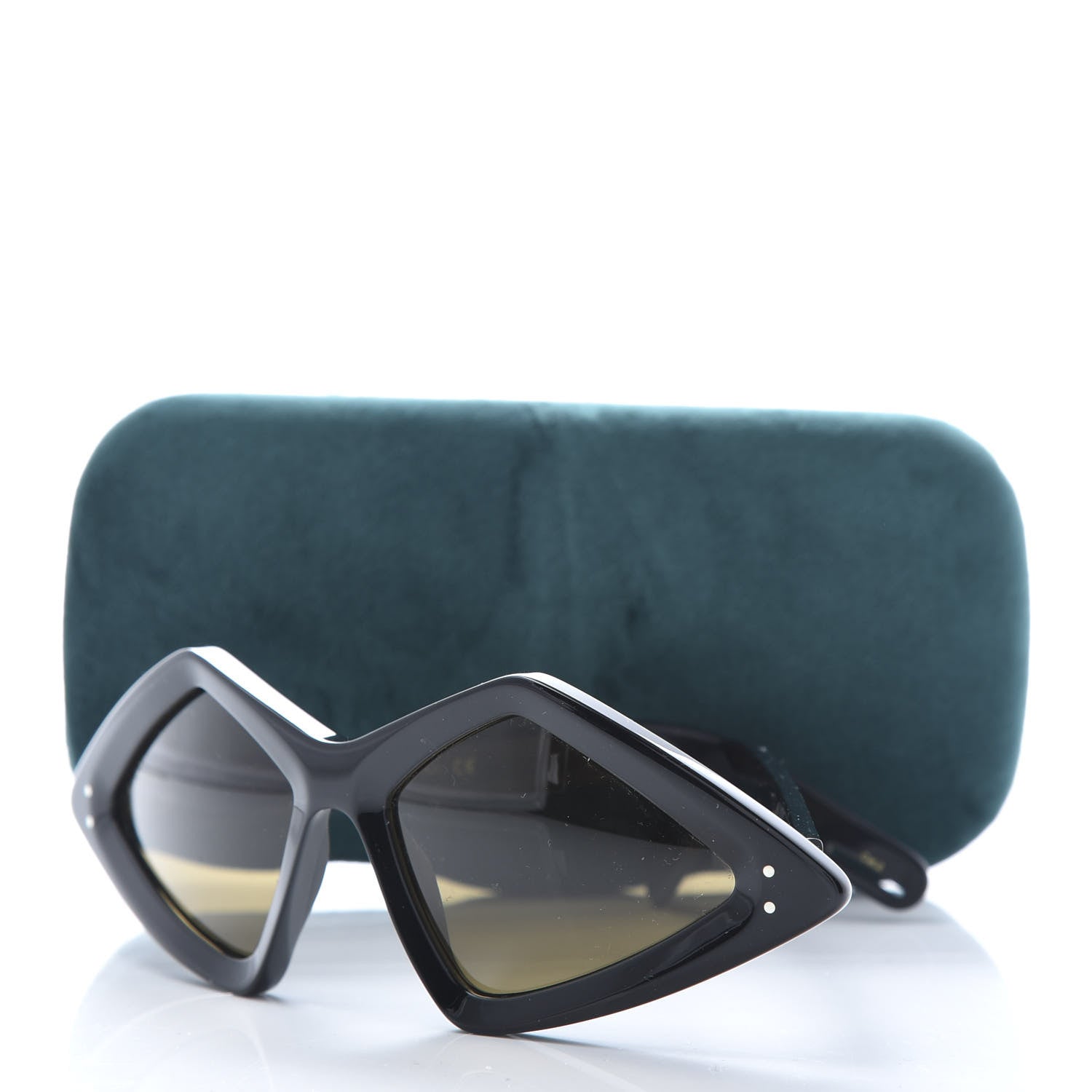 Gucci Acetate Geometric Sunglasses GG0496S Black 9 of 9