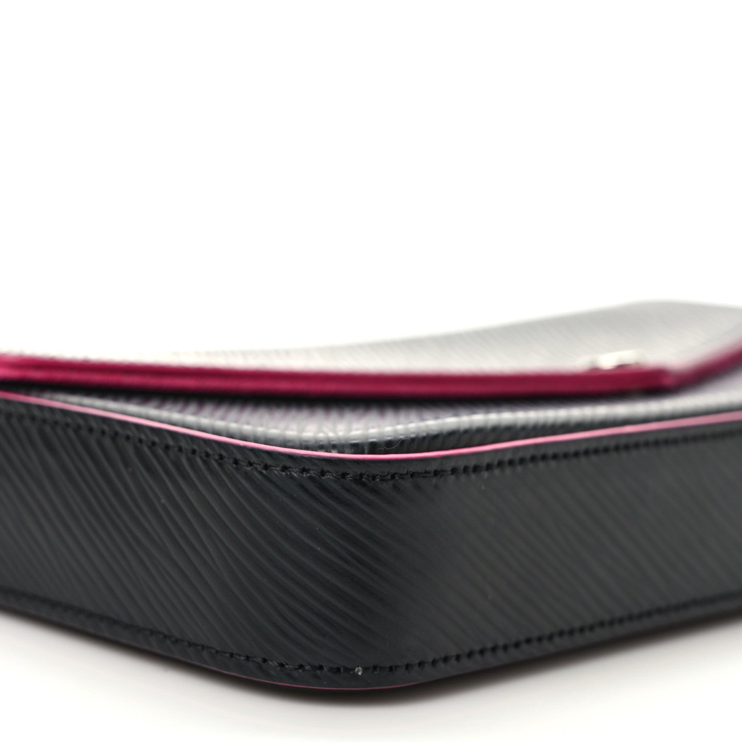 Louis Vuitton Epi Pochette Felicie Black Hot Pink 8 of 9