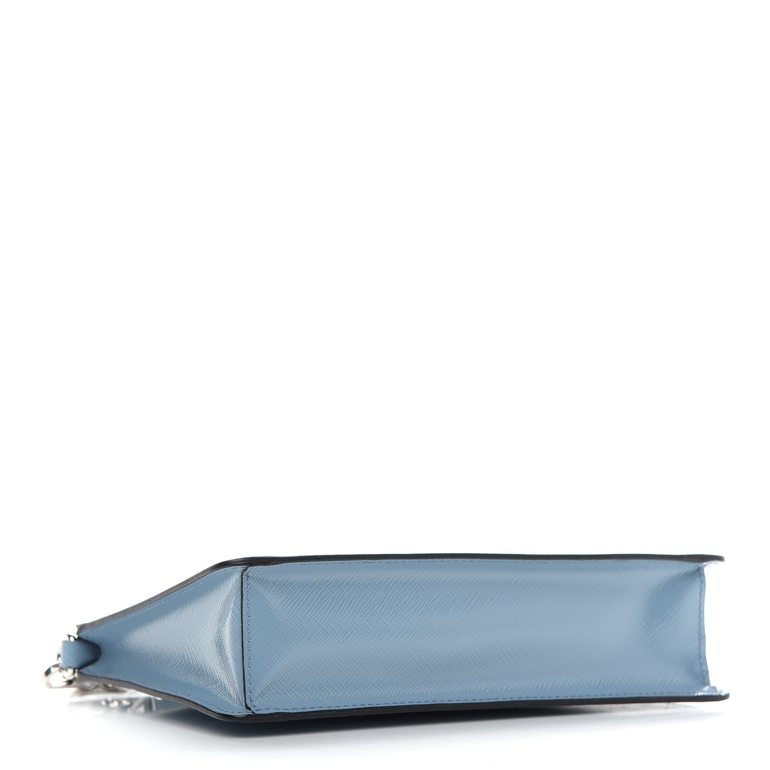 Prada Saffiano Vernice Chain Crossbody Bag Astrale 4 of 8