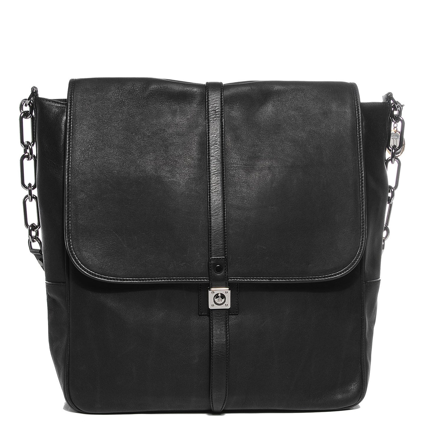 Leather Ontario Messenger Black
