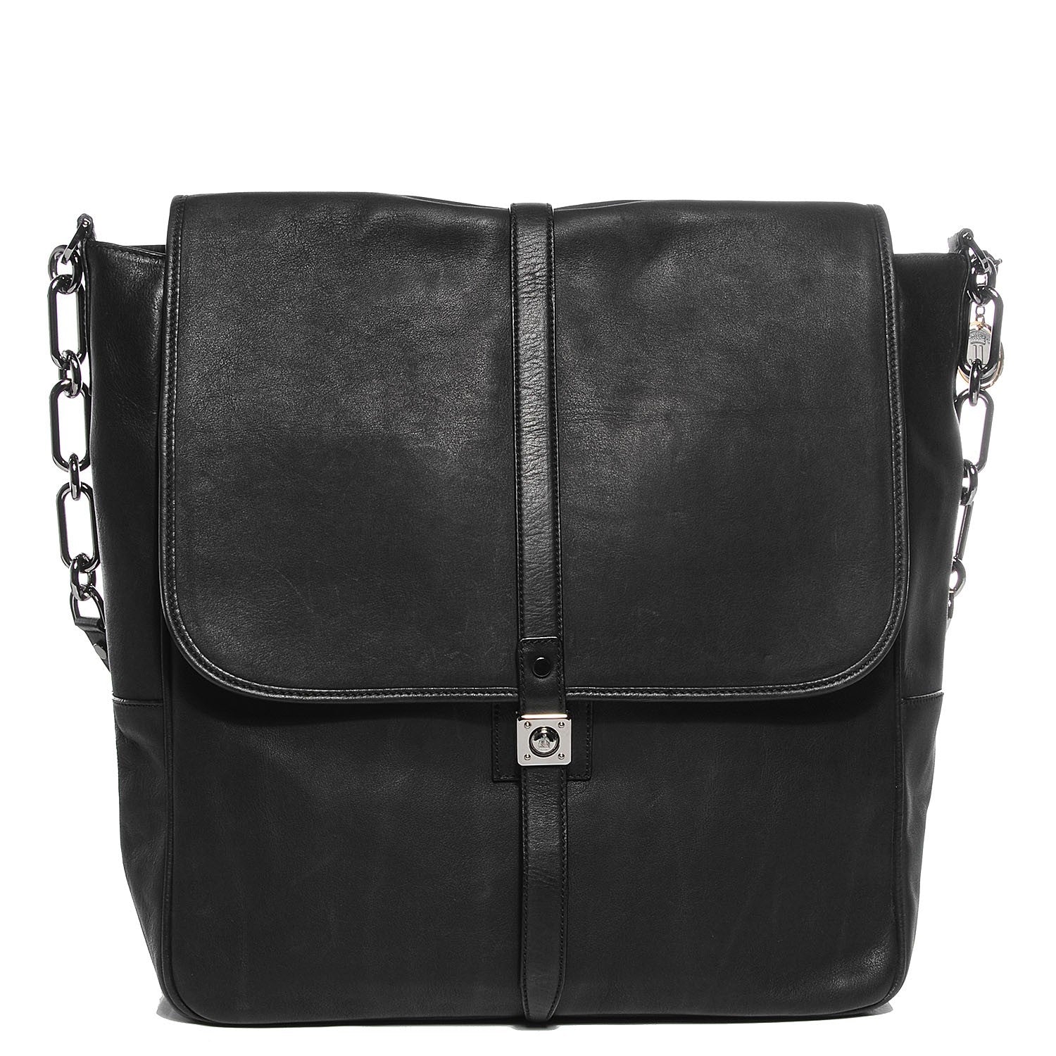 Lanvin Leather Ontario Messenger Black 6 of 6