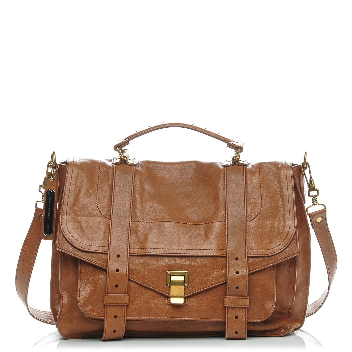 Lambskin Large PS1 Satchel Saddle