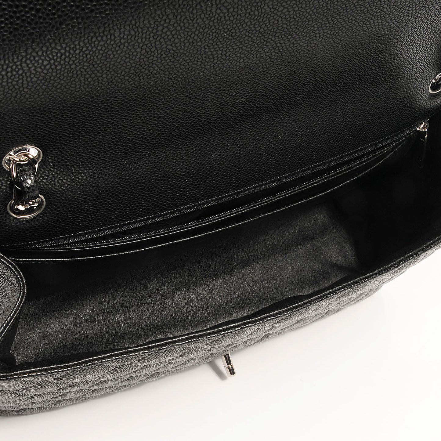 Caviar Maxi Single Flap Black
