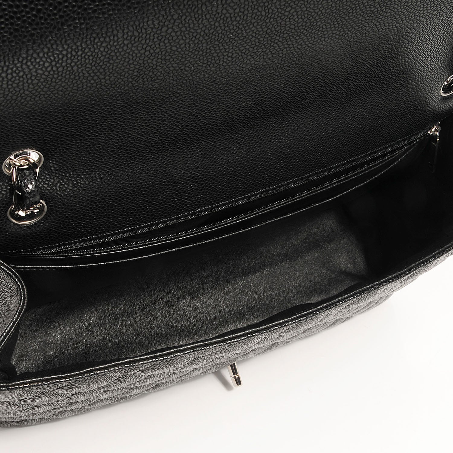 Chanel Caviar Maxi Single Flap Black 6 of 9