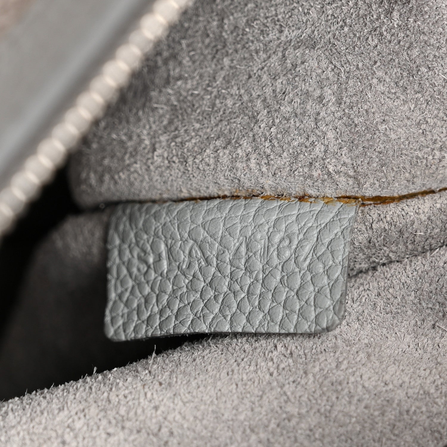 Celine Soft Grained Calfskin Small Belt Cabas Phantom Mineral 7 of 16