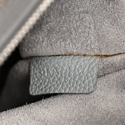 Celine Soft Grained Calfskin Small Belt Cabas Phantom Mineral 7 of 16