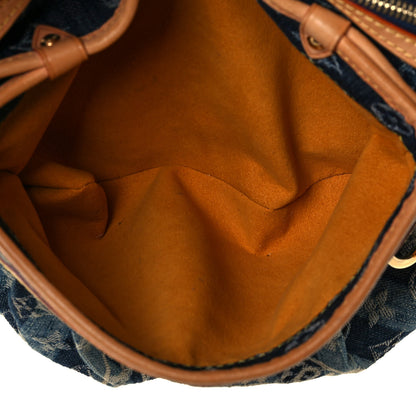 Louis Vuitton Denim Raye Porte Epaule MM 7 of 16
