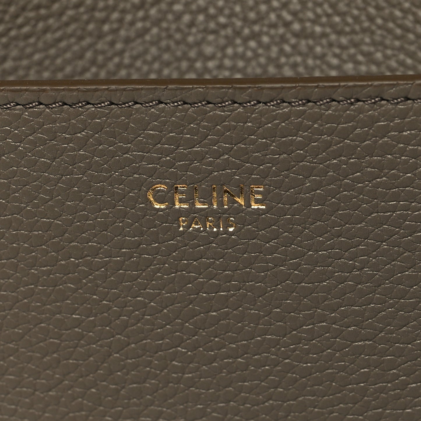 Soft Grained Calfskin Sangle Bucket Bag Taupe