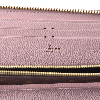 Louis Vuitton Monogram Clemence Wallet Rose Ballerine 6 of 9