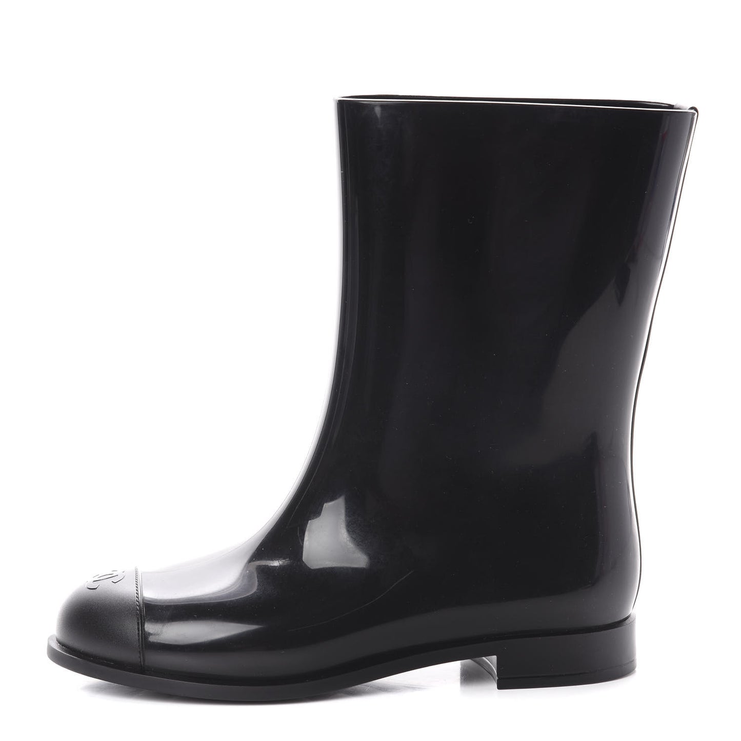 Rubber Rain Boots 36 Black