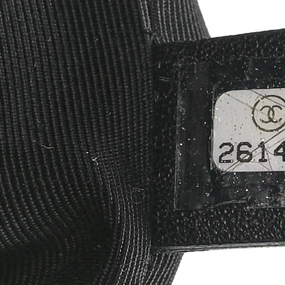 Chanel Calfskin Wool Embroidered Paris Hamburg Medium Gabrielle Hobo Dark Navy Blue 7 of 11