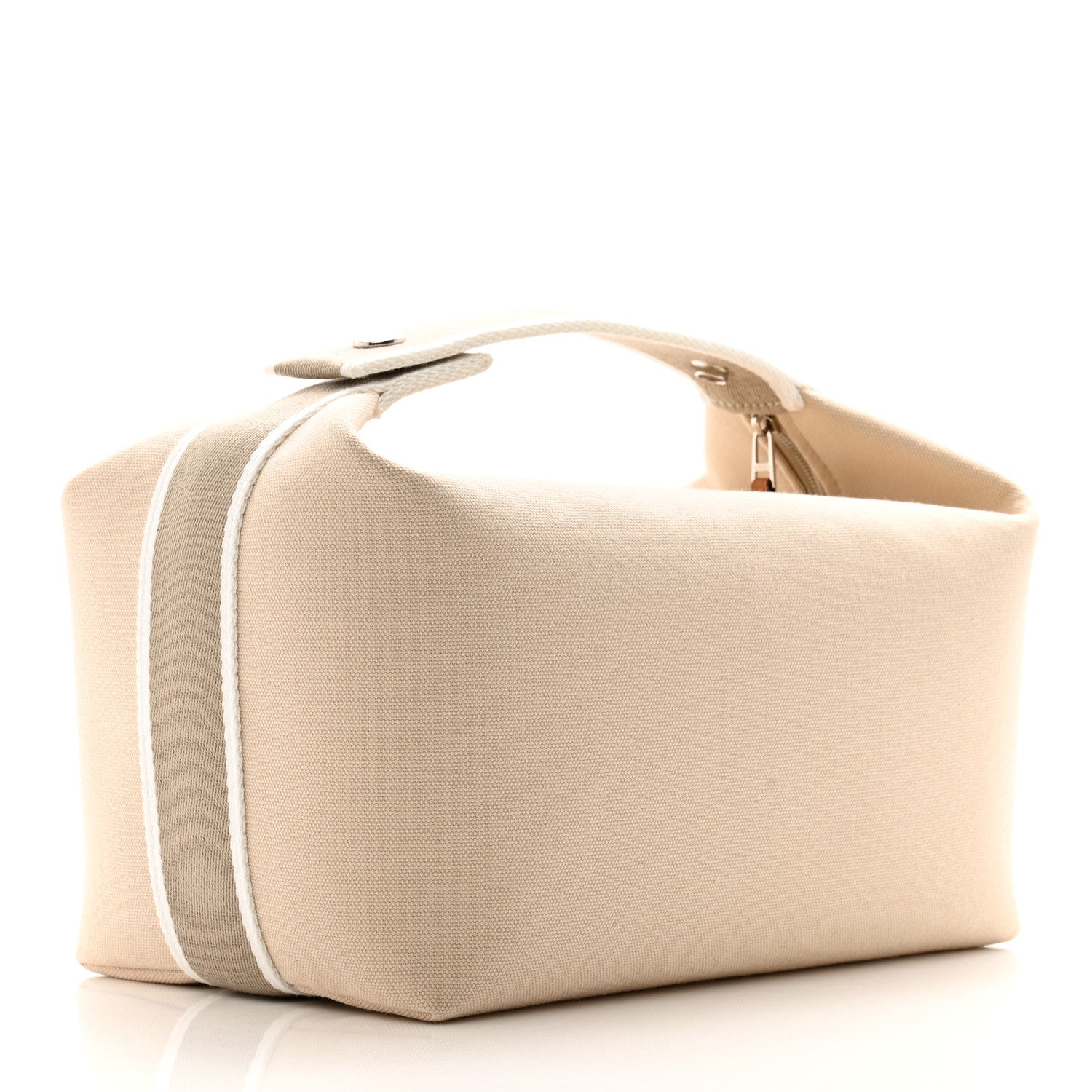 Hermes Canvas Large Bride-A-Brac Pouch Natural 3 of 6