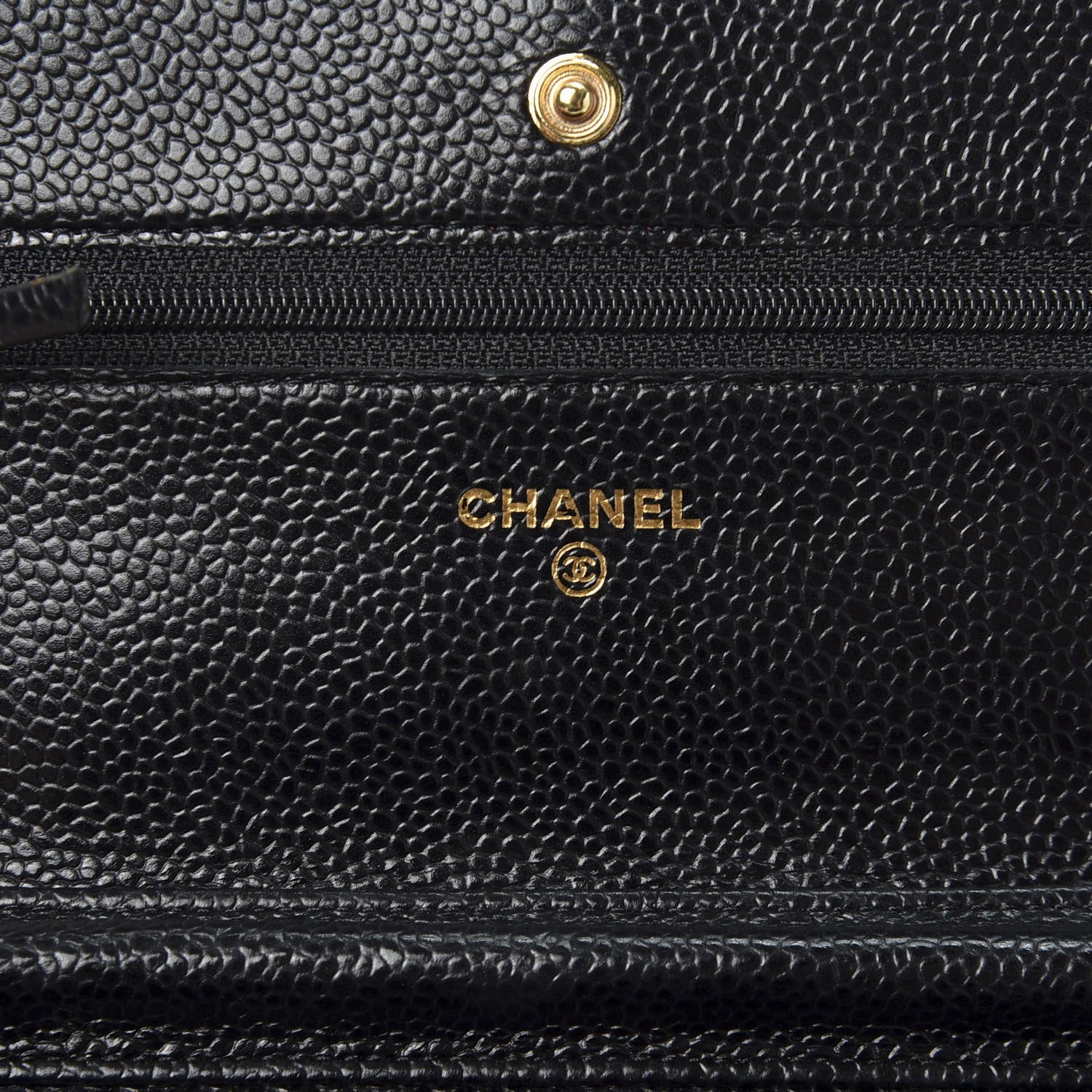 Chanel Caviar Quilted Wallet On Chain WOC Black 7 of 9