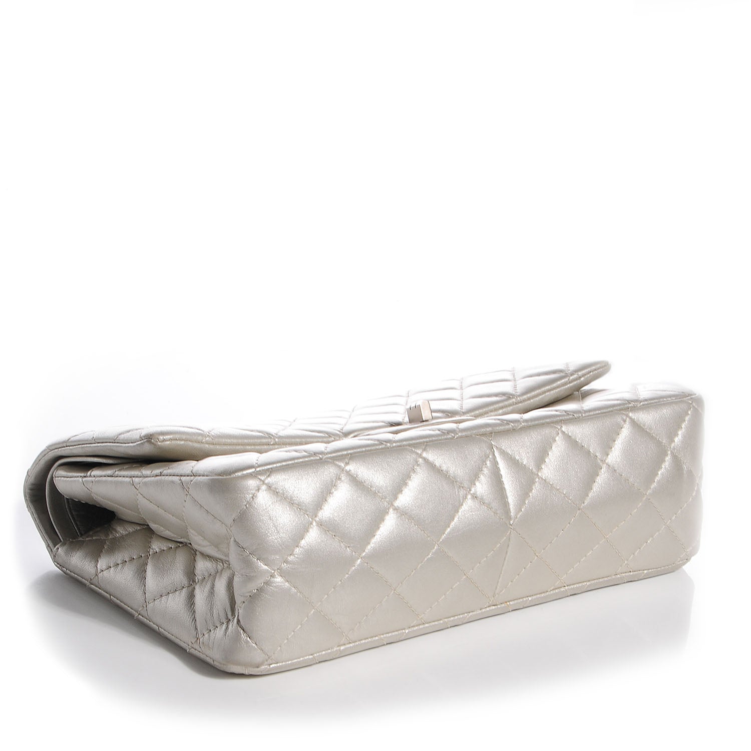 Chanel Lambskin 2.55 Reissue 226 Flap Silver 4 of 8