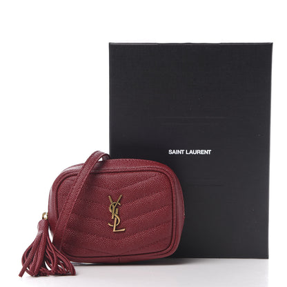 Saint Laurent Grain De Poudre Matelasse Monogram Baby Lou Camera Bag Vinyle 11 of 11