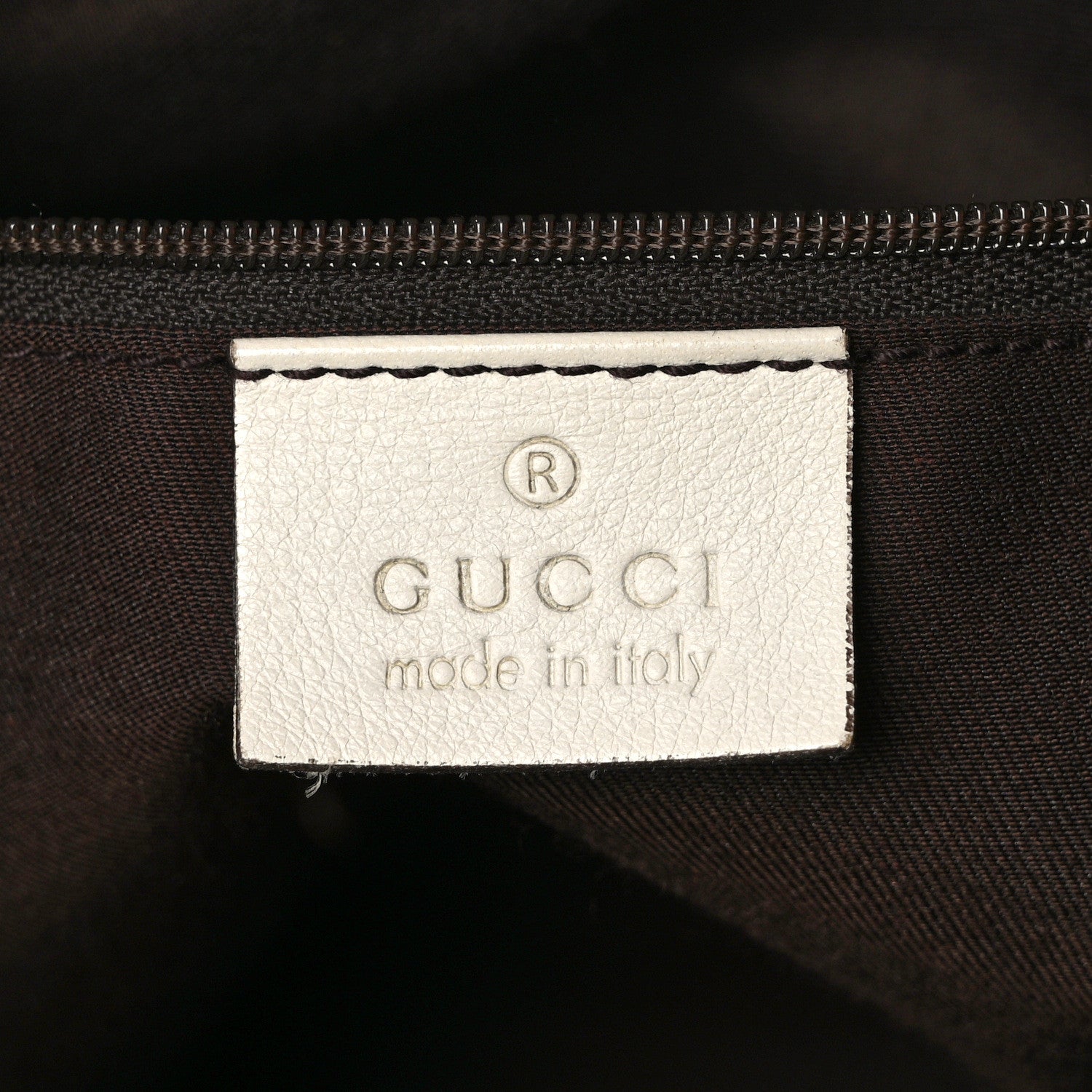 Gucci Monogram Medium D Gold Ring Hobo White 6 of 11