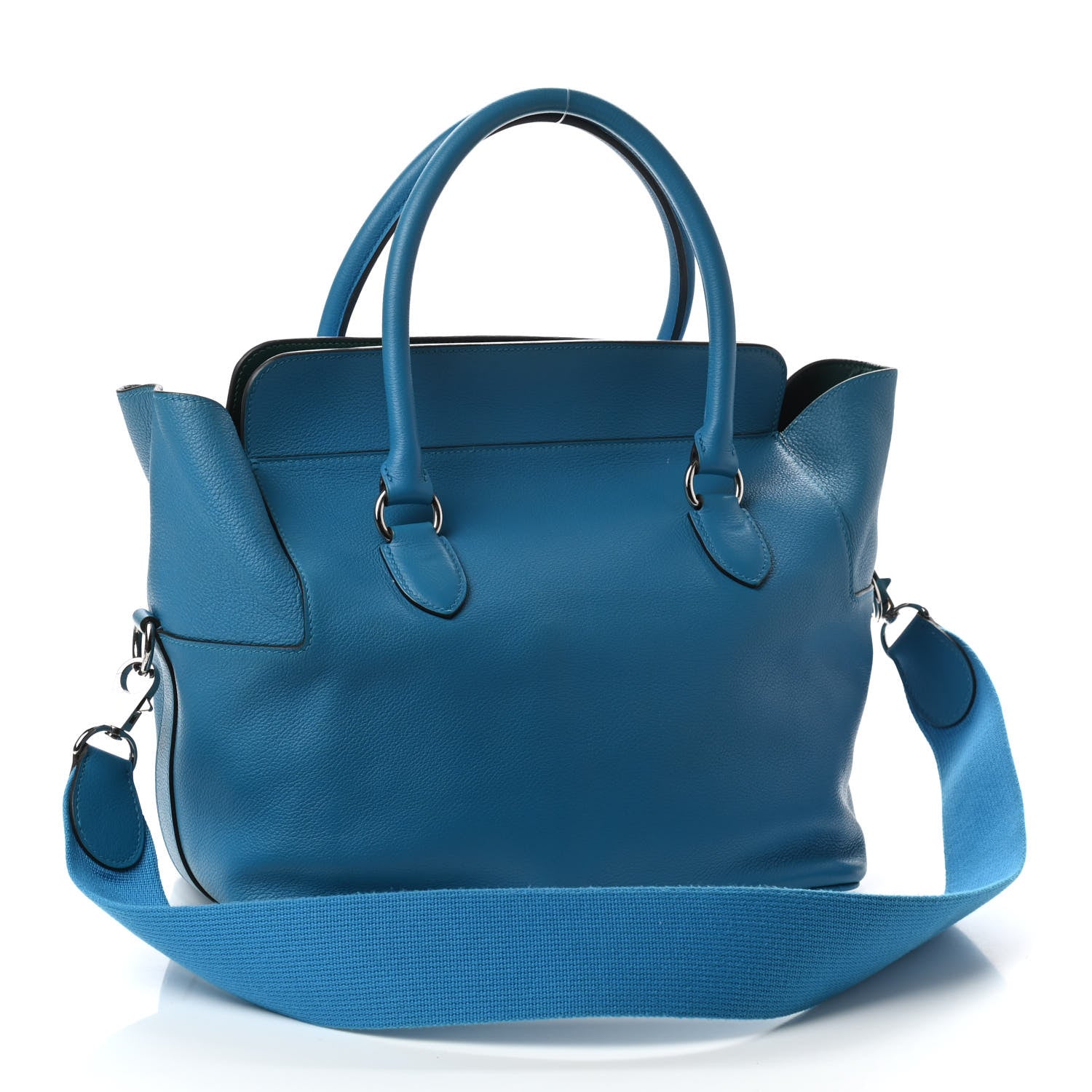 Hermes Evercolor Verso Toolbox 26 Bleu Zanzibar Malachite 2 of 10