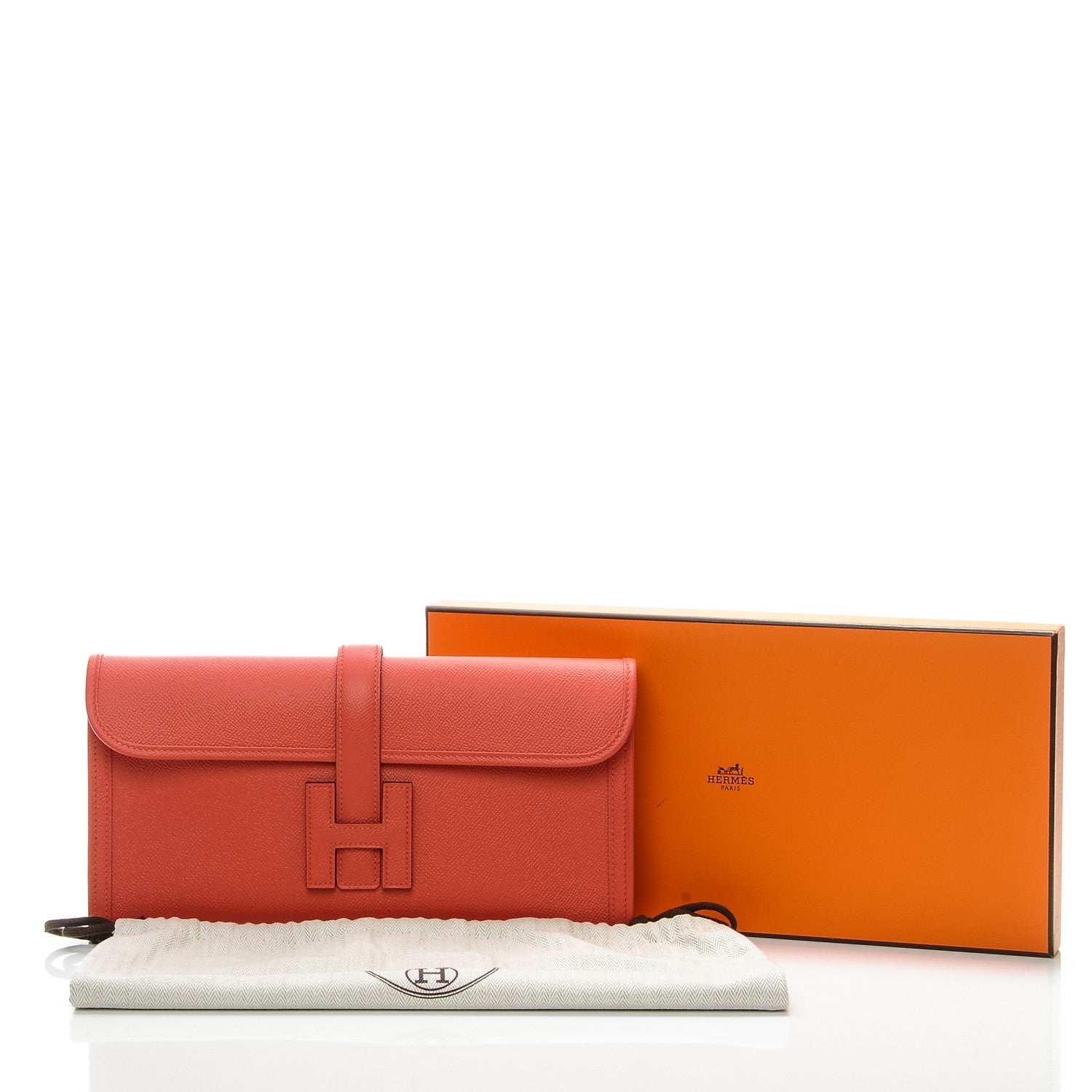 Hermes Epsom Jige Elan 29 Clutch Rose Jaipur 17 of 17