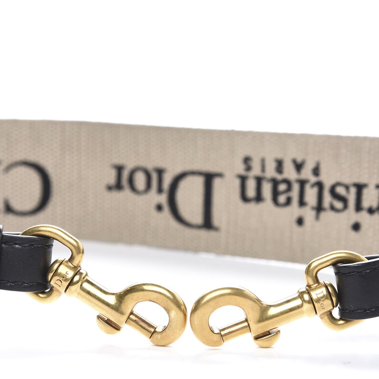 Canvas Embroidered Shoulder Strap Blue