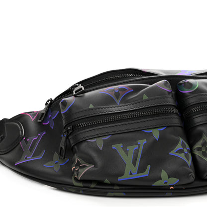 Louis Vuitton Calfskin Monogram Spotlight Comet Bumbag Black Borealis 8 of 10