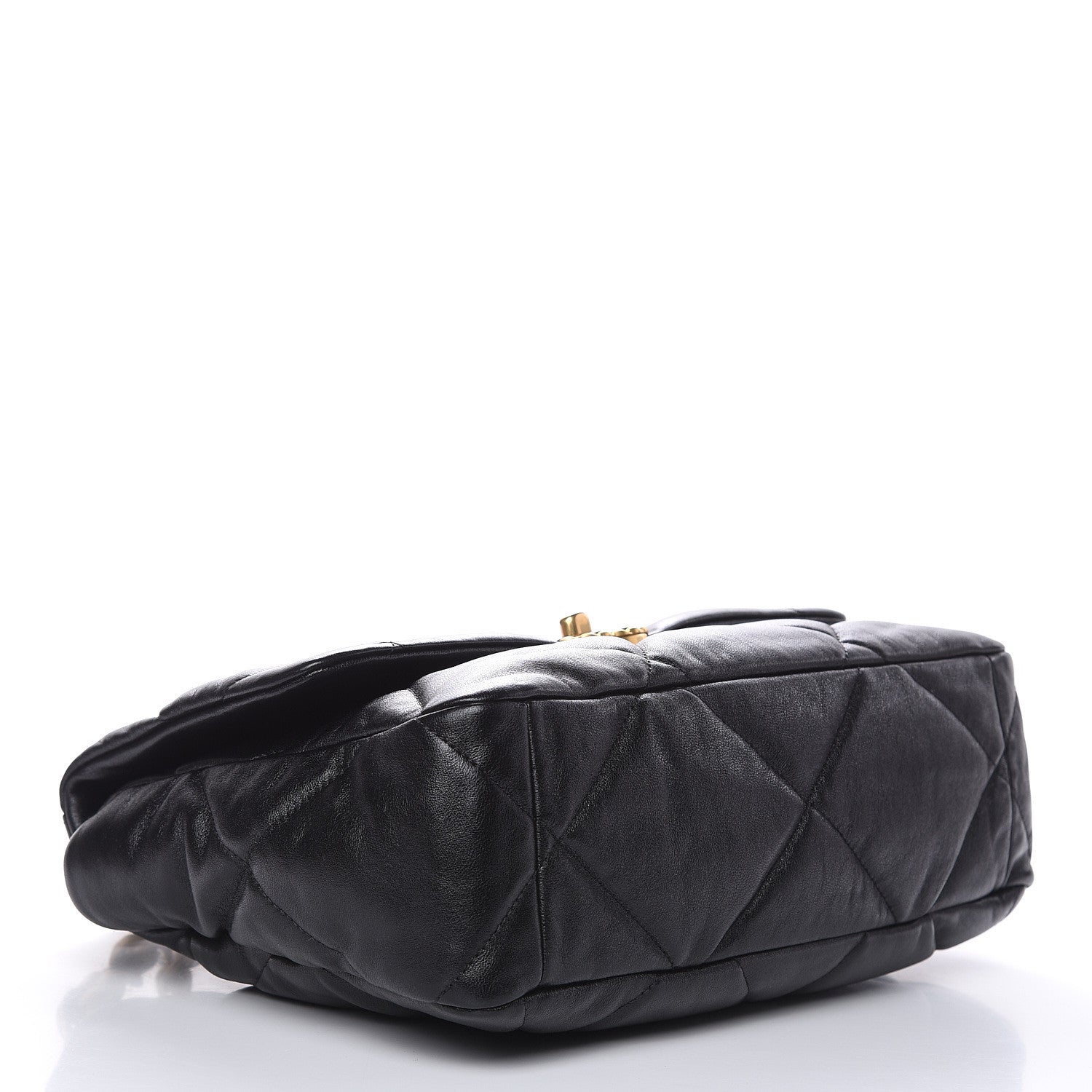 Chanel Lambskin Quilted Large 19 Flap Black 4 of 9