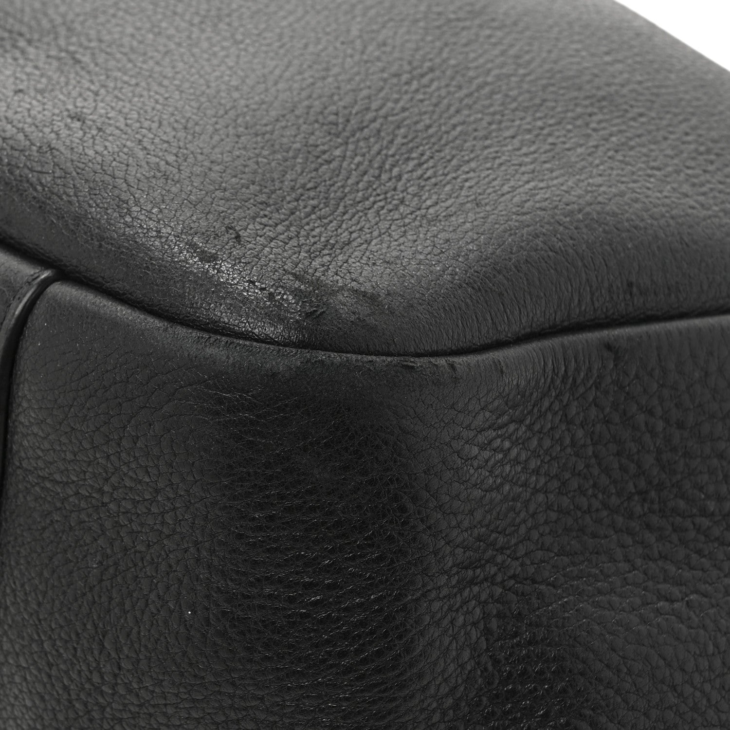 Saint Laurent Grained Deerskin Bea Tote Black 10 of 16
