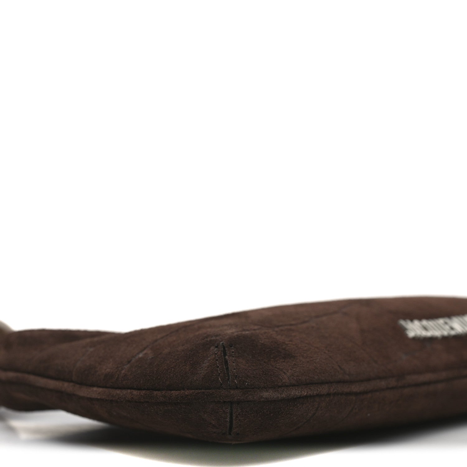 Jacquemus Suede Crocodile Embossed Le Bisou Dark Brown 8 of 9
