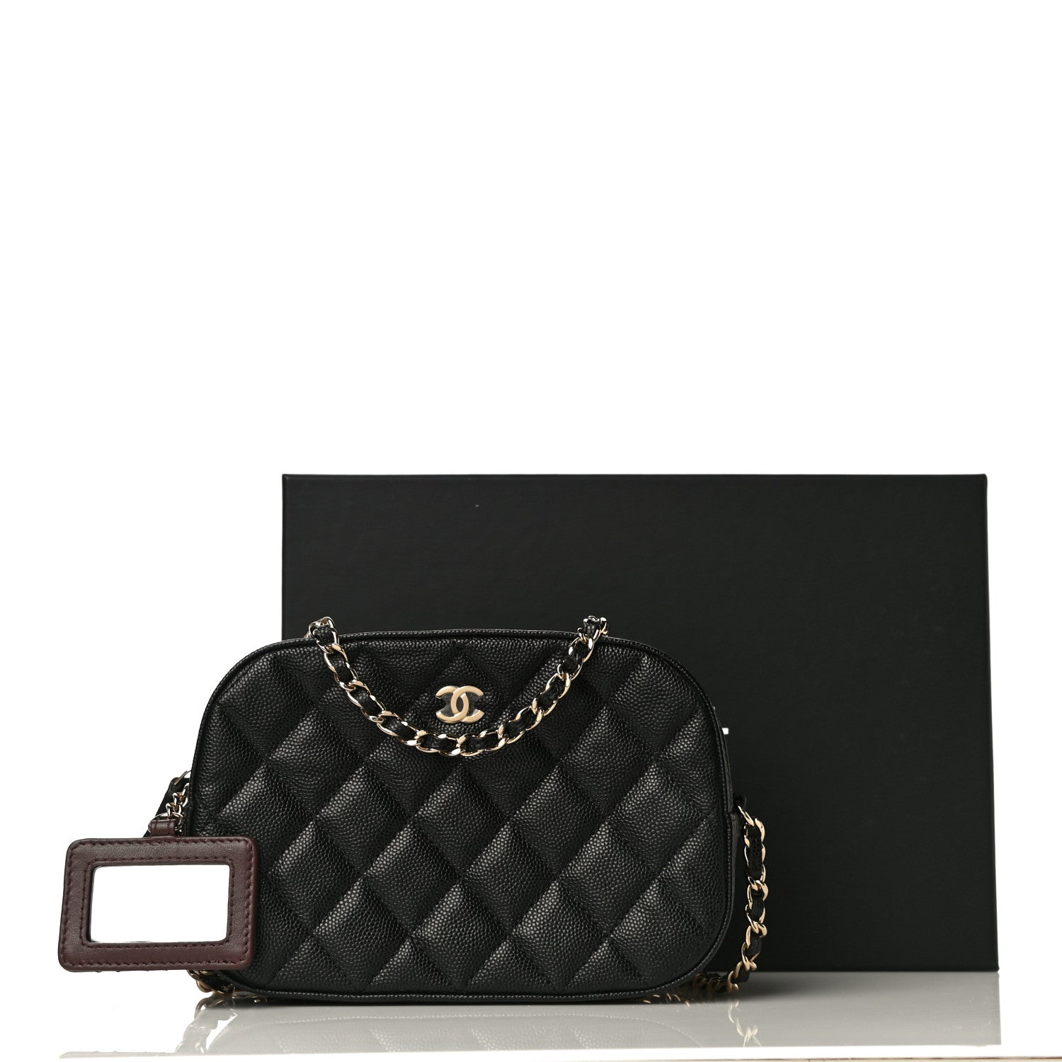 Chanel Caviar Quilted Vanity With Chain Black 12 of 12