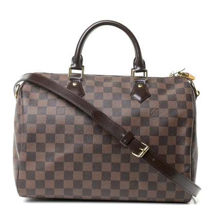 Louis Vuitton Damier Ebene Speedy Bandouliere 30 1 of 8