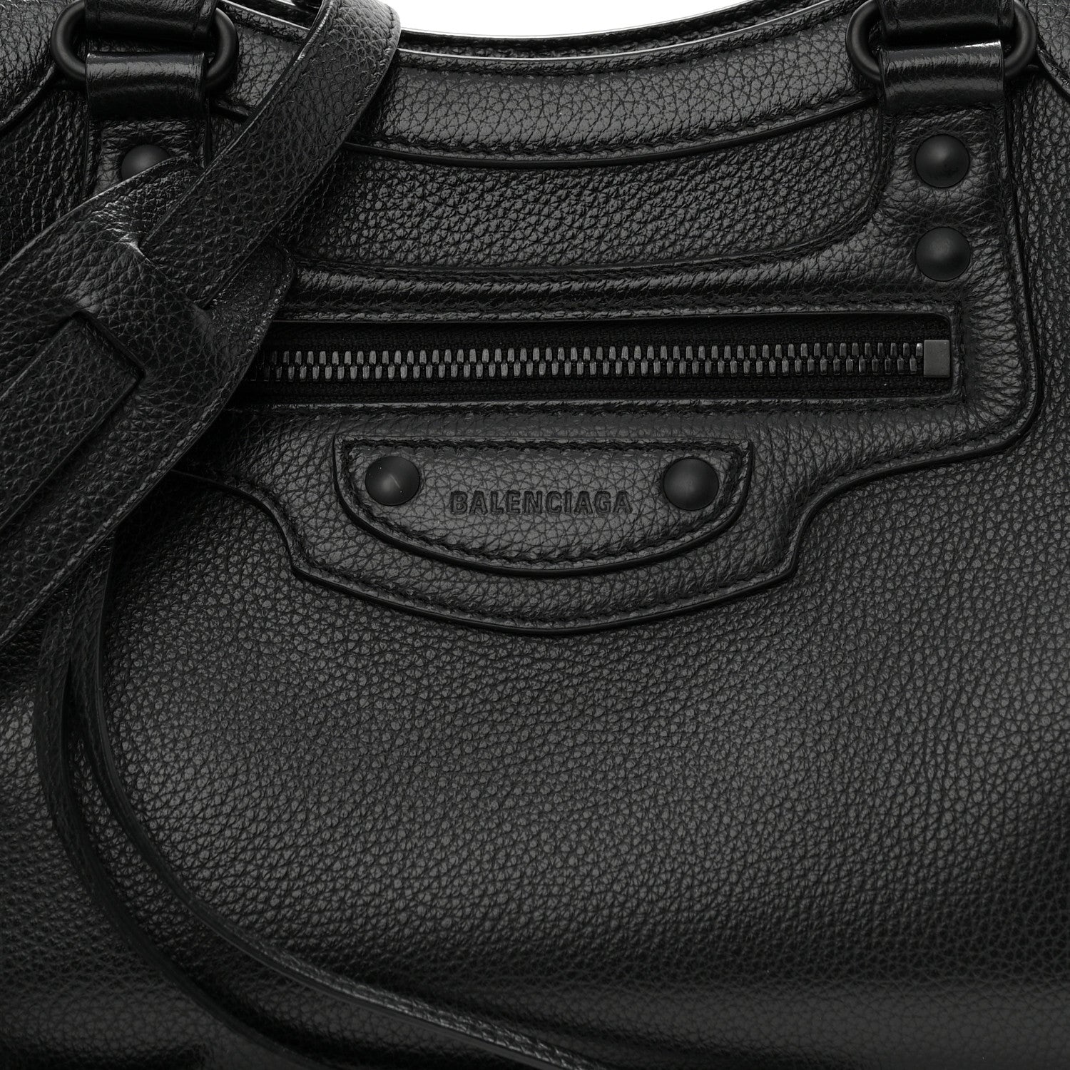 Balenciaga Grained Calfskin Neo Classic Black Hardware S City Black 8 of 10