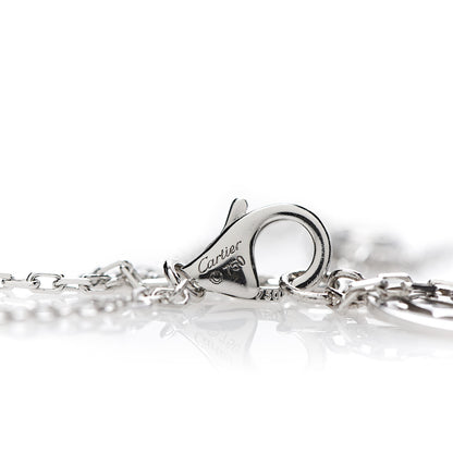 Cartier 18K White Gold Diamond XS D'Amour Pendant Necklace 6 of 7