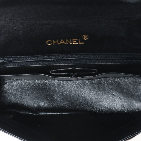 Crocodile Small Flap Black