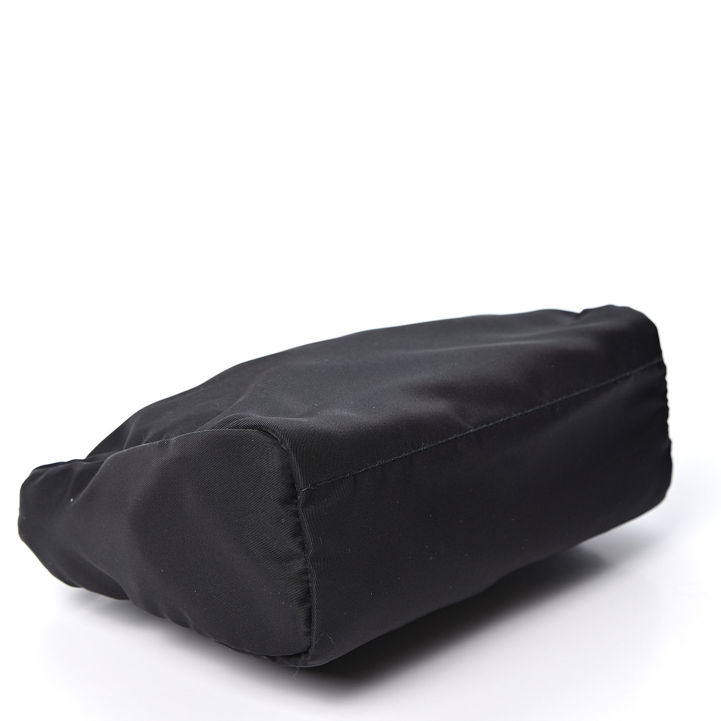 Nylon Tessuto Cosmetic Pouch Black