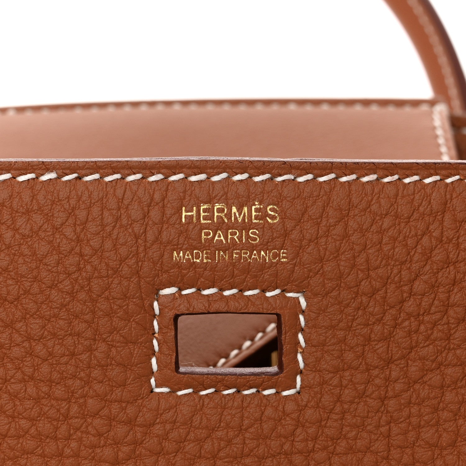 Hermes Togo Swift Birkin En Desordre Sellier 30 Gold Fauve 6 of 11